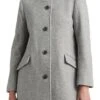 Lauren Ralph Lauren Grey Tab Front Wool Blend Coat 2 Lauren Ralph Lauren Grey Tab Front Wool Blend Coat -Us Military Jacket Lauren Ralph Lauren Grey Tab Front Wool Blend Coat