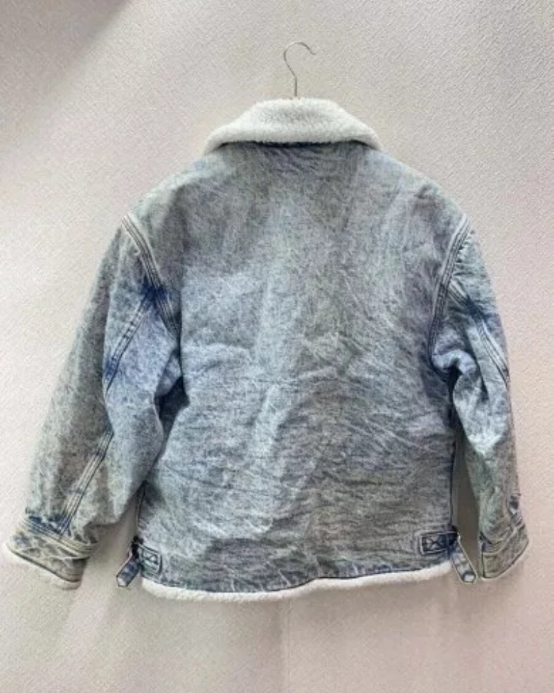 Levis B-3 Denim Boa Flight Jacket 4 Levis B-3 Denim Boa Flight Jacket - Image 2