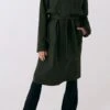 Lole Aliz Waterproof Olive Trench Coat -Us Military Jacket Lole Aliz Waterproof Olive Trench Coat