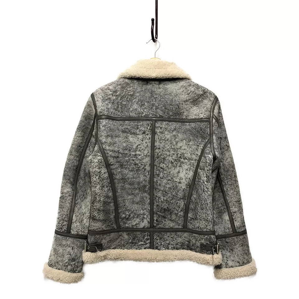 Loveless B-3 Sand Processing Shearling Jacket 4 Loveless B-3 Sand Processing Shearling Jacket - Image 2