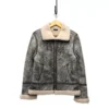 Loveless B-3 Sand Processing Shearling Jacket 1 Loveless B-3 Sand Processing Shearling Jacket -Us Military Jacket Loveless B 3 Sand Processing Shearling Jacket