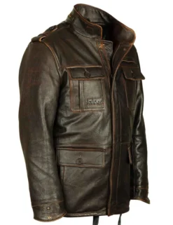 M-65 Brown Field Leather Jacket