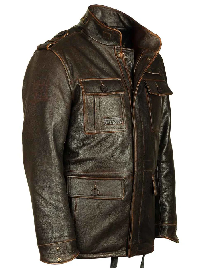 M-65 Brown Field Leather Jacket 3 M-65 Brown Field Leather Jacket