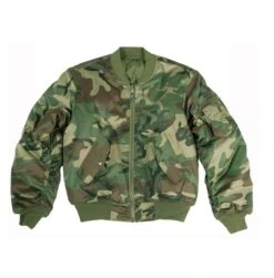 MA 1 Woodland Camouflage Bomber Jacket