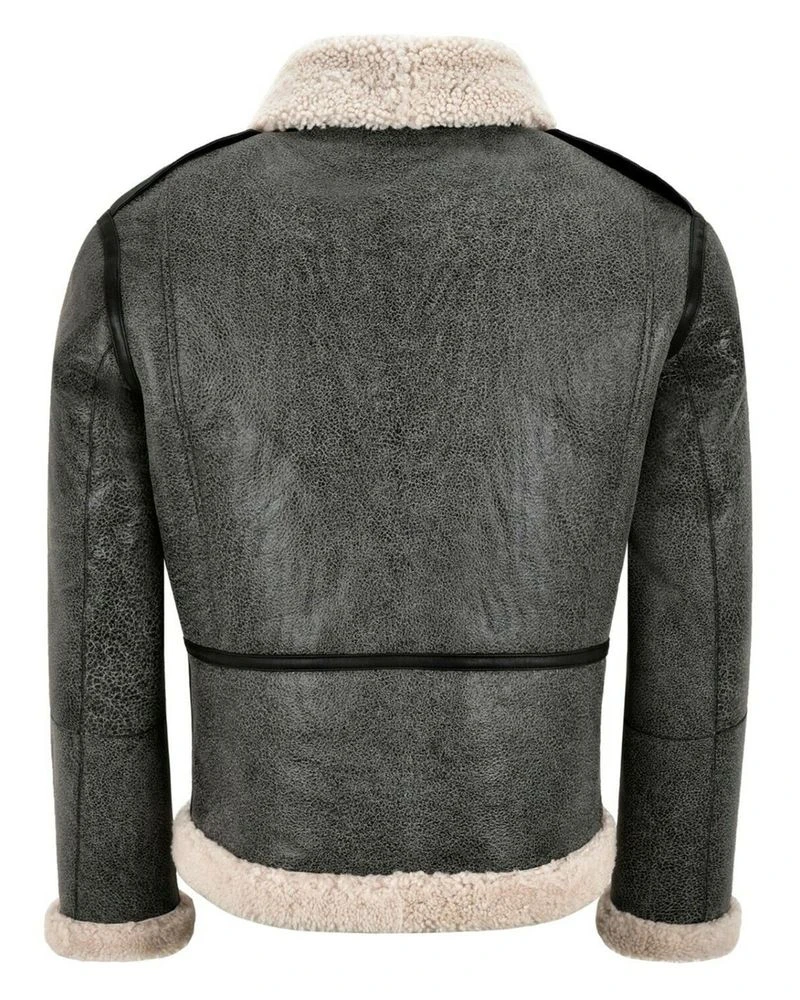 Men’s Distressed B6 Flying Aviator Bomber 4 Men’s Distressed B6 Flying Aviator Bomber - Image 2