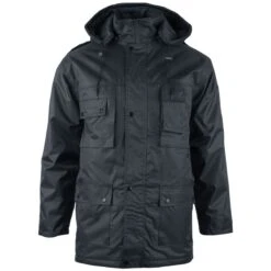 Mil-Tec Parka Dubon With Hood -Us Military Jacket MIL TEC PARKA DUBON WITH HOOD DARK BLUE