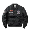 Ma-1 Army Black Bomber Flight Pilot Jacket -Us Military Jacket Ma 1 Army Black Bomber Flight Pilot Jacket