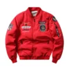 Ma-1 Army Red Bomber Flight Pilot Jacket 2 Ma-1 Army Red Bomber Flight Pilot Jacket -Us Military Jacket Ma 1 Army Red Bomber Flight Pilot Jacket