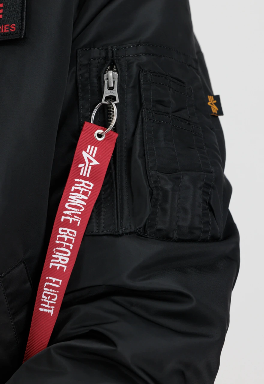 Alpha Industries Ma-1 Black And Red Hooded Jacket 9 Alpha Industries Ma-1 Black And Red Hooded Jacket - Image 7