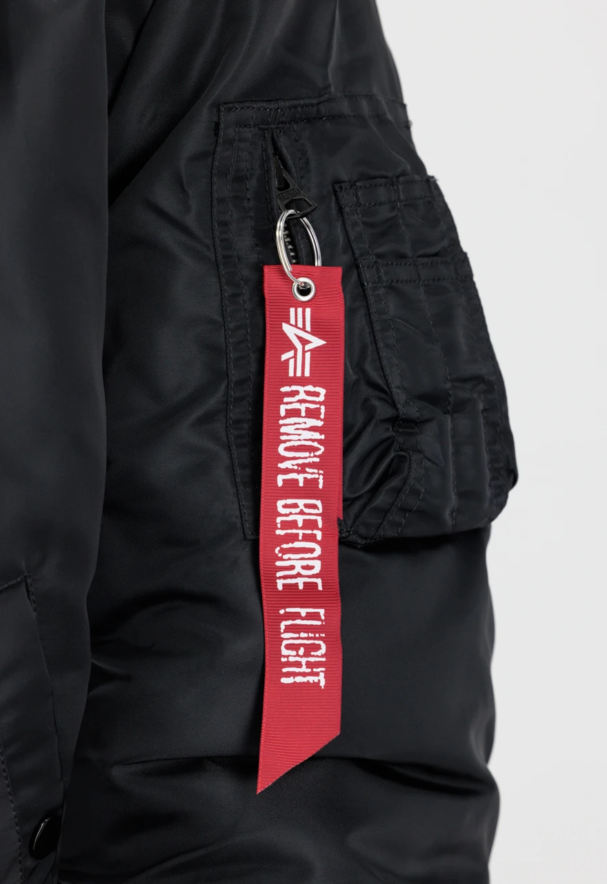 Alpha Industries Ma-1 Black And Reflective Hooded Jacket 8 Alpha Industries Ma-1 Black And Reflective Hooded Jacket - Image 6
