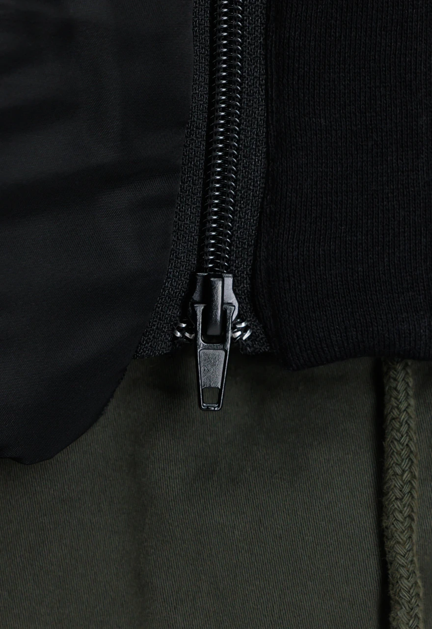 Alpha Industries Ma-1 Black And Reflective Hooded Jacket 11 Alpha Industries Ma-1 Black And Reflective Hooded Jacket - Image 9