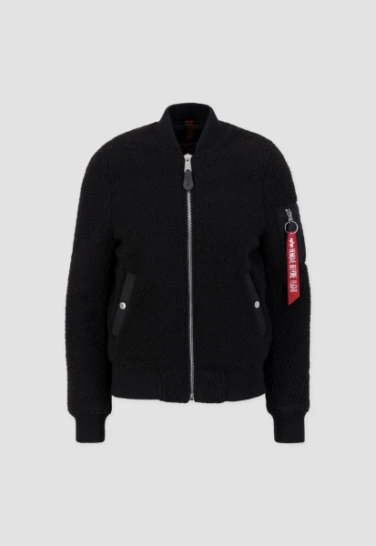 Ma-1 Black Teddy Bomber Jacket 3 Ma-1 Black Teddy Bomber Jacket