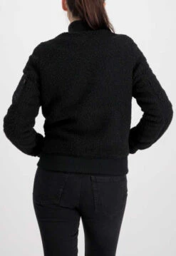 Ma-1 Black Teddy Bomber Jacket 8 Ma-1 Black Teddy Bomber Jacket -Us Military Jacket Ma 1 Black Teddy Jacket