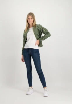 Women’s Ma-1 Green Bomber Jacket -Us Military Jacket Ma 1 Green Bomber Jacket 1