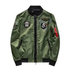 Ma 1 Green Flight Bomber Jacket