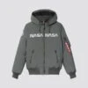 Ma-1 Hooded Nasa Ii Bomber Jacket -Us Military Jacket Ma 1 Hooded Nasa Ii Bomber Jacket