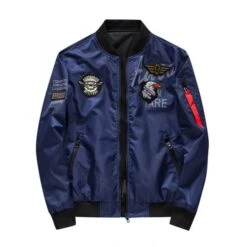 Ma 1 Navy Blue Flight Bomber Jacket