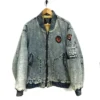 Ma-1 North Bound Express Vietnam War Denim Bomber Jacket 2 Ma-1 North Bound Express Vietnam War Denim Bomber Jacket -Us Military Jacket Ma 1 North Bound Express Vietnam War Denim Bomber Jacket