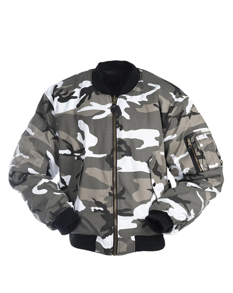 Ma-1 Pilot Nylon Bomber Jacket 3 Ma-1 Pilot Nylon Bomber Jacket