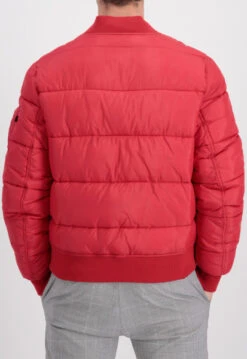 Ma-1 Puffer Red Flight Bomber Jacket 7 Ma-1 Puffer Red Flight Bomber Jacket -Us Military Jacket Ma 1 Puffer Red Flight Jacket