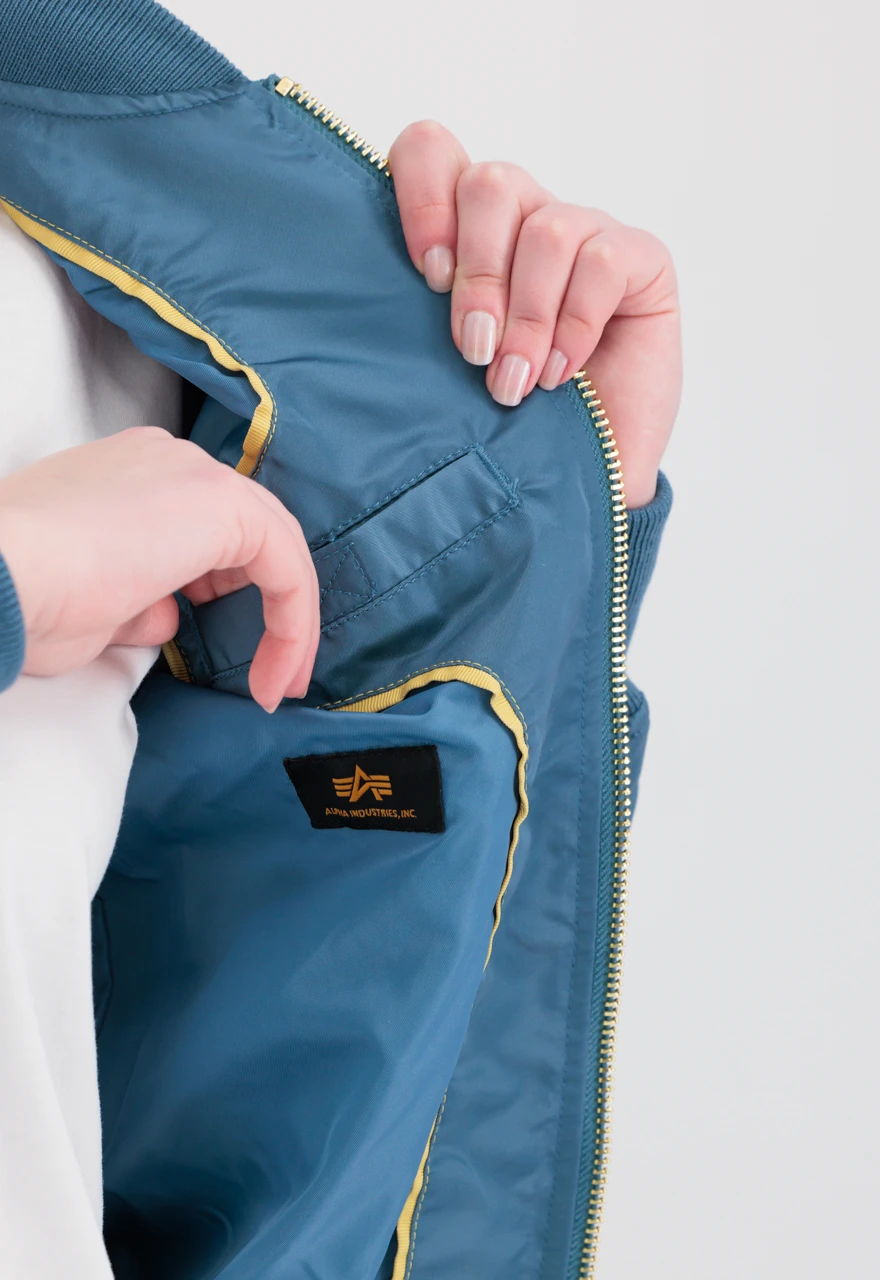 Women’s Ma-1 Vintage Marine Bomber Jacket 8 Women’s Ma-1 Vintage Marine Bomber Jacket - Image 6