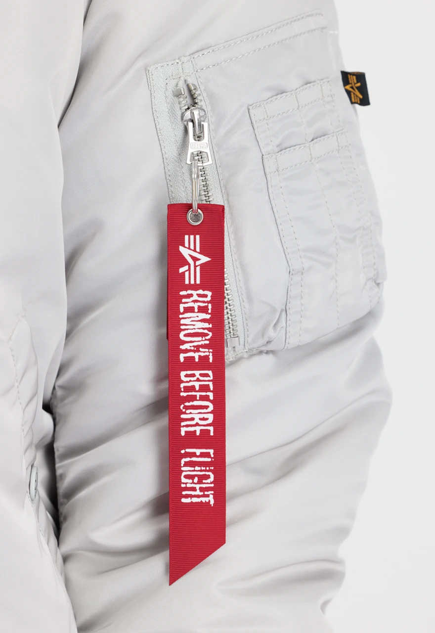 Ma-1 White Hooded Nylon Bomber Jacket 8 Ma-1 White Hooded Nylon Bomber Jacket - Image 6