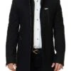 Maceoo Black Captain Coat