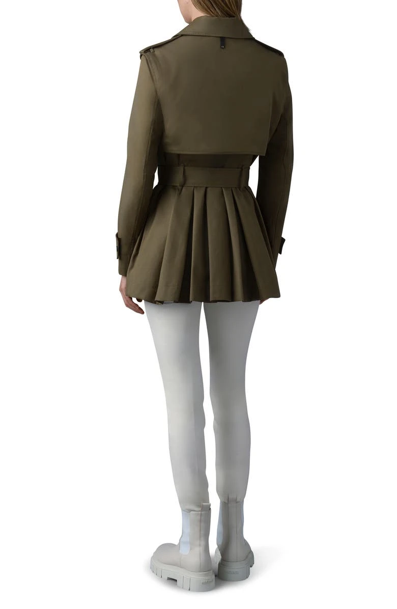 Mackage Adva Water Repellent Light Military Trench Coat 4 Mackage Adva Water Repellent Light Military Trench Coat - Image 2