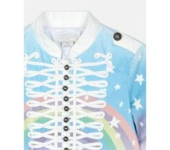 Magic Rainbow Will Military Denim Parade Jacket 8 Magic Rainbow Will Military Denim Parade Jacket -Us Military Jacket Magic Rainbow Will Military Parade Jacket