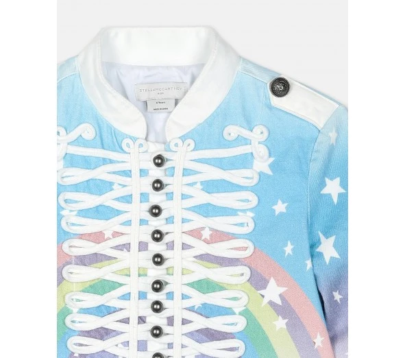 Magic Rainbow Will Military Denim Parade Jacket 5 Magic Rainbow Will Military Denim Parade Jacket - Image 3