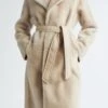 Max Mara Sand Ulzio Belted Camel & Mohair Coat -Us Military Jacket Max Mara Sand Ulzio Belted Camel Mohair Coat