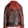 Wynonna Earp S04 Melanie Scrofano Shearling Fur Jacket 2 Wynonna Earp S04 Melanie Scrofano Shearling Fur Jacket -Us Military Jacket Melanie Scrofano Wynonna Earp Season 04 Shearling Fur Leather Jacket 1
