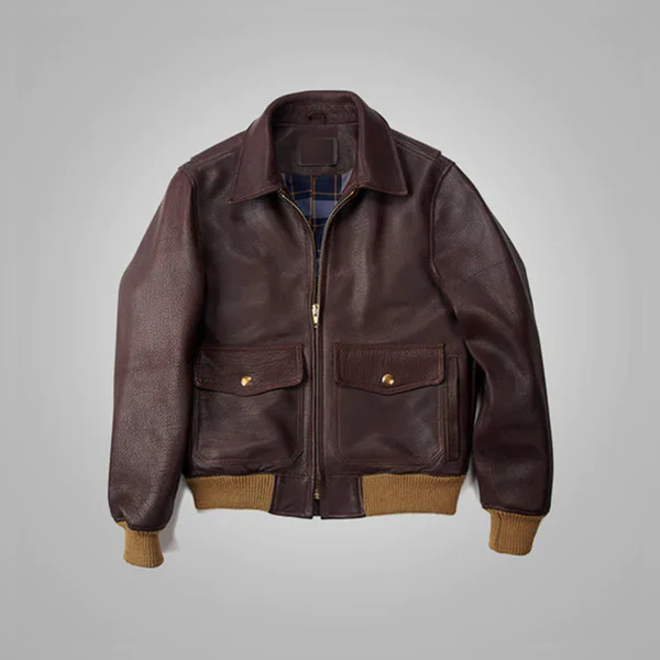 Men Brown Sheepskin Shearling B-3 Bomber Flying Aviator Leather Jacket 3 Men Brown Sheepskin Shearling B-3 Bomber Flying Aviator Leather Jacket