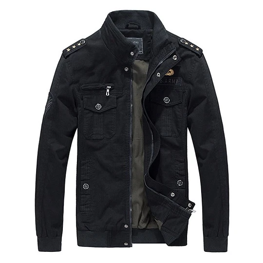 Men’s Casual Military Cotton Field Jacket 6 Men’s Casual Military Cotton Field Jacket - Image 4