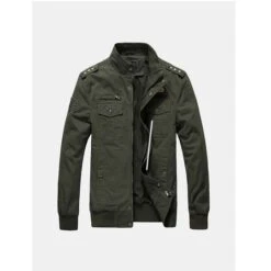 Men’s Casual Military Cotton Field Jacket