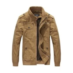 Men’s Casual Military Cotton Field Jacket 8 Men’s Casual Military Cotton Field Jacket -Us Military Jacket Men Casual Military Outdoor Khaki Field Jacket