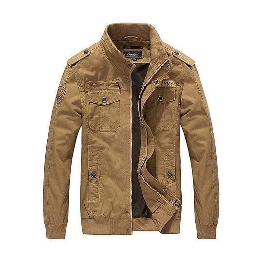 Men’s Casual Military Cotton Field Jacket 5 Men’s Casual Military Cotton Field Jacket - Image 3