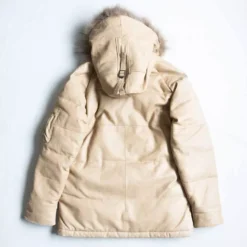 Men’s Avirex Leather N3-b Flight Down Jacket -Us Military Jacket Mens Avirex Leather N3 b Flight Down Jacket 1