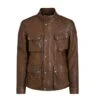 Men’s Brown Leather Field Jacket 2 Men’s Brown Leather Field Jacket -Us Military Jacket Mens Brown Leather Field Jacket