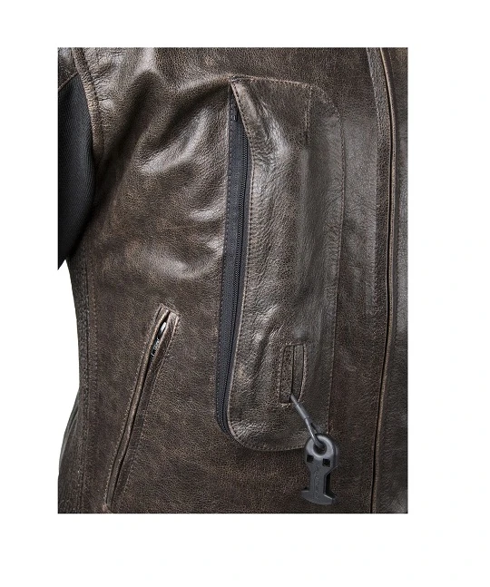 Men’s Black Rider Leather Jacket 6 Men’s Black Rider Leather Jacket - Image 4