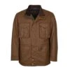 Men’s Brown Wax Field Jacket -Us Military Jacket Mens Brown Wax Jacket