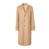 Men’s Single Breasted Trench Coat -Us Military Jacket Mens Cashmere Single Breasted Trench