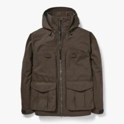 Men’ss Classic 3-Layer Sea Sand Hooded Field Jacket