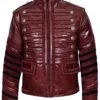 Men’s Classic Military Maroon Cowhide Leather Parade Jacket 1 Men’s Classic Military Maroon Cowhide Leather Parade Jacket -Us Military Jacket Mens Classic Military Maroon Cowhide Leather Parade Jacket 1