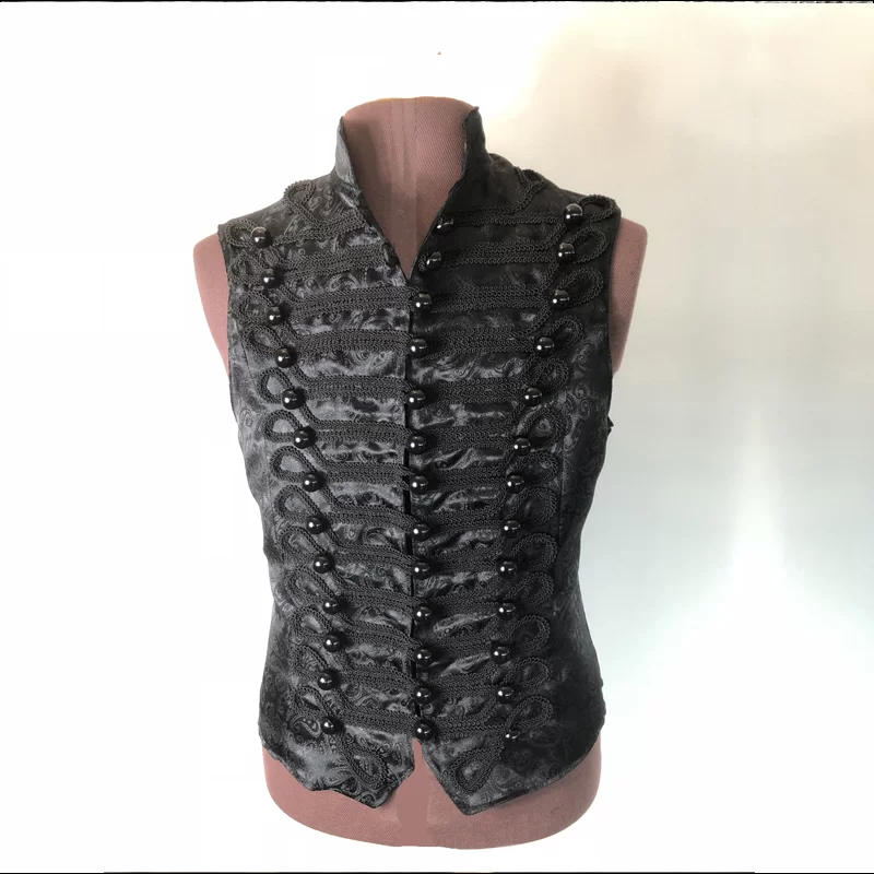 Men’s Crafting Military Black Vest 3 Men’s Crafting Military Black Vest