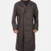 Men’s Long Grey Peacoat 2 Men’s Long Grey Peacoat -Us Military Jacket Mens Grey Long Peacoat Wool