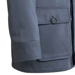 Men’s Grey Cotton Zipper Field Jacket 11 Men’s Grey Cotton Zipper Field Jacket -Us Military Jacket Mens Grey Zipper Field Jacket