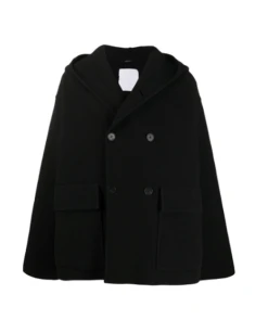 Men’s Hooded Double Breasted Pea Coat