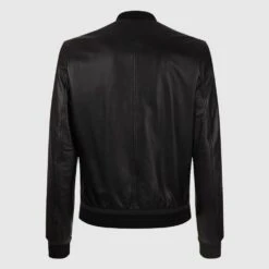 Men’s Leather Lambskin Bomber Jacket 5 Men’s Leather Lambskin Bomber Jacket -Us Military Jacket Mens Leather Lambskin Bomber Jacket