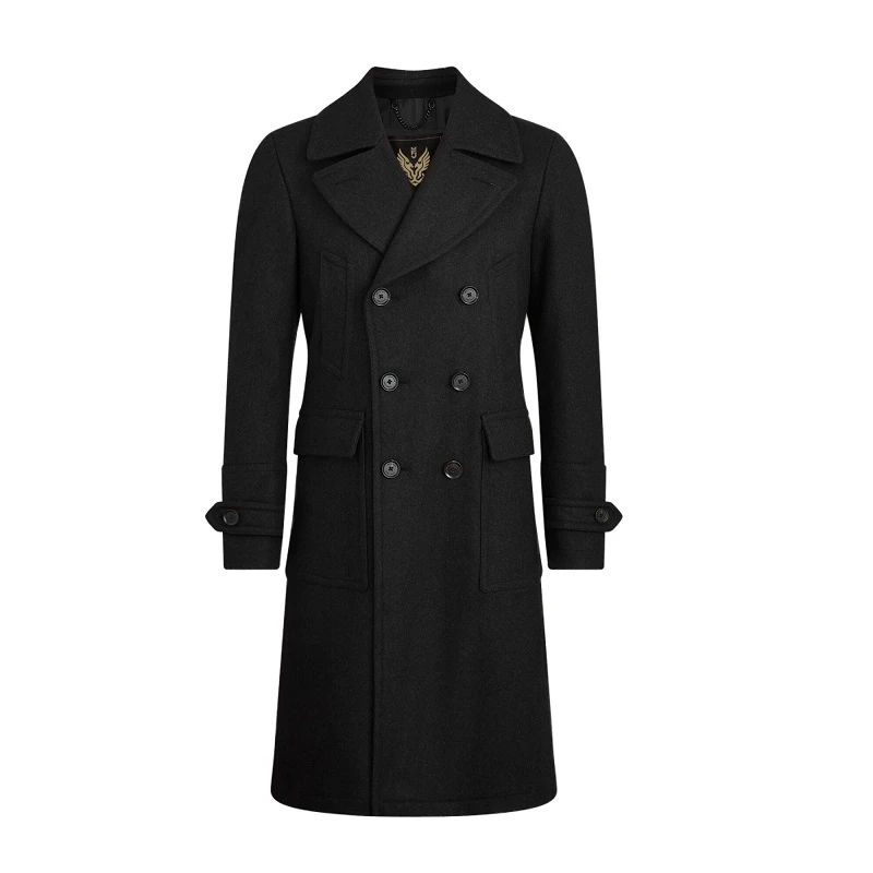 Men’s Milford Navy Pea Coat 5 Men’s Milford Navy Pea Coat - Image 3
